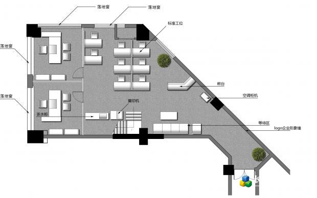 汇富中心5A纯写字楼超低价出租-245平米9800/月